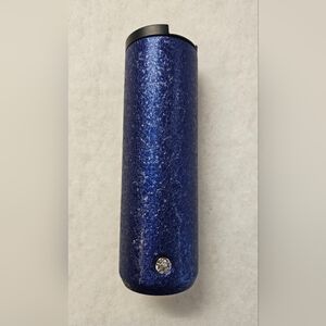 Starbucks 2020 Limited Edition Cobalt Blue Icy Crackle Finish Tumbler